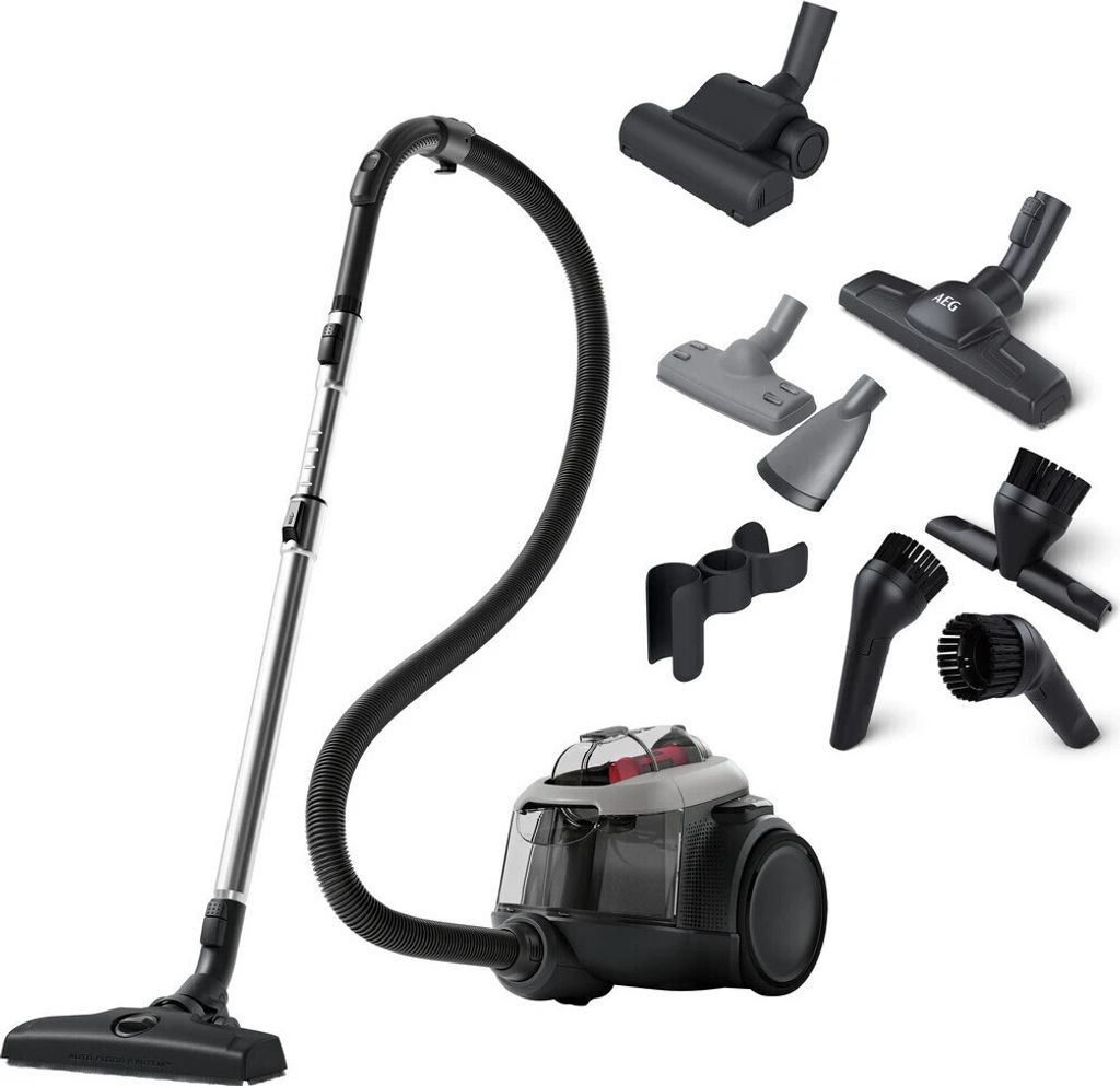 AEG AL61A4UG, 700 W, Zylinder-Vakuum, Trocken, Beutellos, Produktbild 