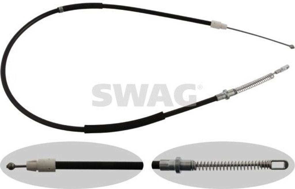 SWAG Handbremsseil Seilzug Feststellbremse für VW CRAFTER 30-50 Kasten (2E) Hinten Links Hinten Rechts 10 93 7273