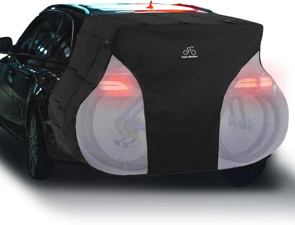 Grande bâche de protection transparente pour 3 vélos taille XXL pro