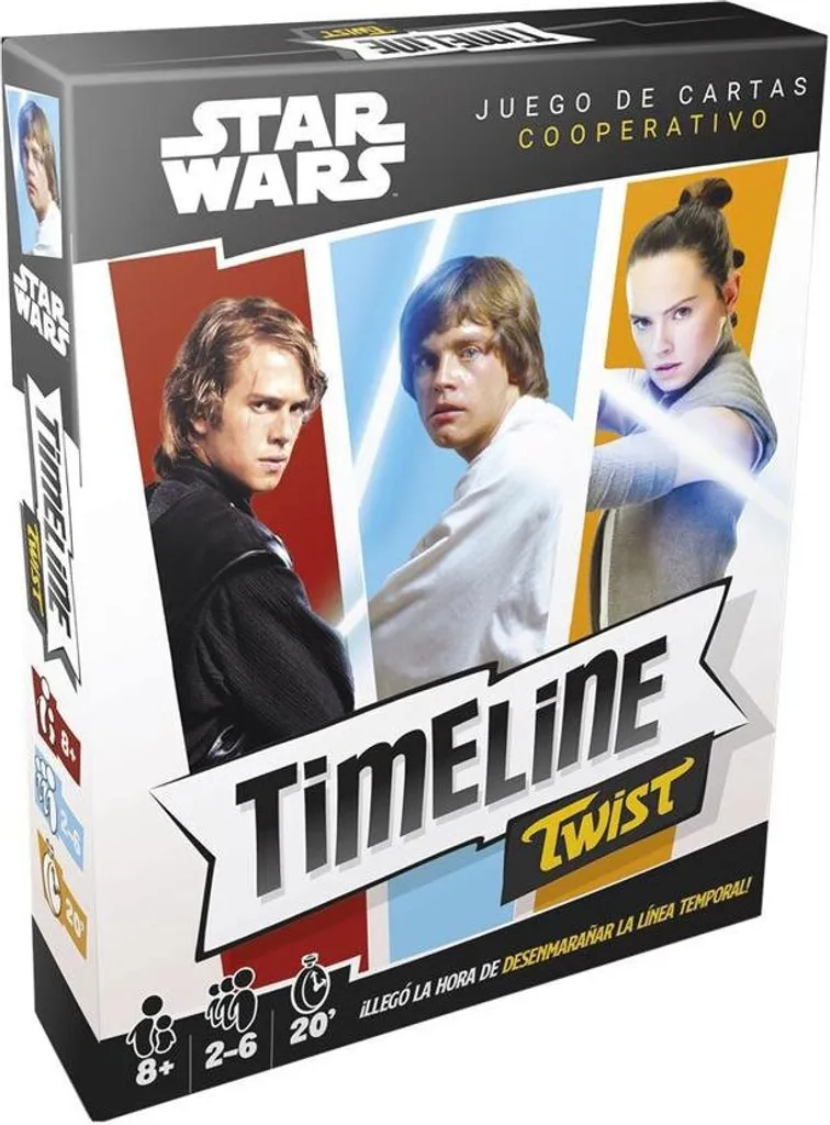 Jeu de Société Timeline Twist Star Wars Idéal pour Soirées Entre Amis