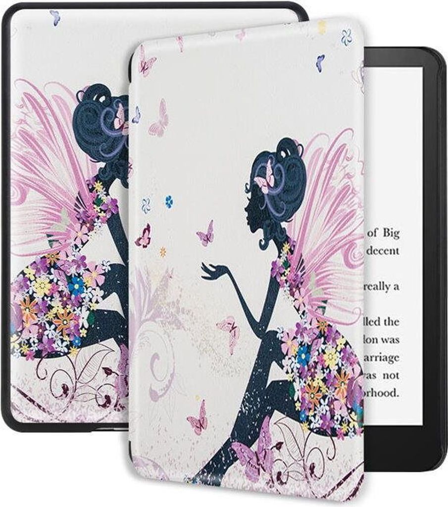 B-SAFE Lock 3408, Tasche für Amazon Kindle 2022/2024, Fairy