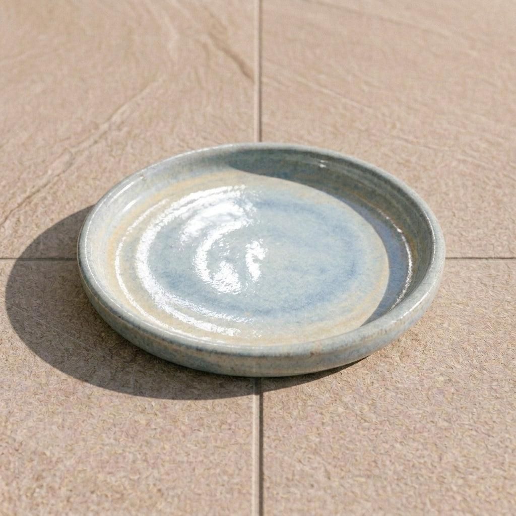 Podstawka pod doniczkę ceramiczna Provencelia Perłowy, Ø24 Zdjęcie produktu 