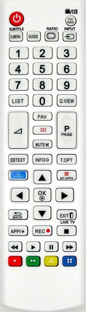 Ersatz Fernbedienung für LG TV 47LN548C | 47LN6138 | 47LY330C |