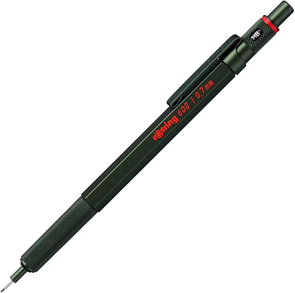 Crayon de Dessin Technique Rotring 600 Vert 0,7 mm pour Architecte