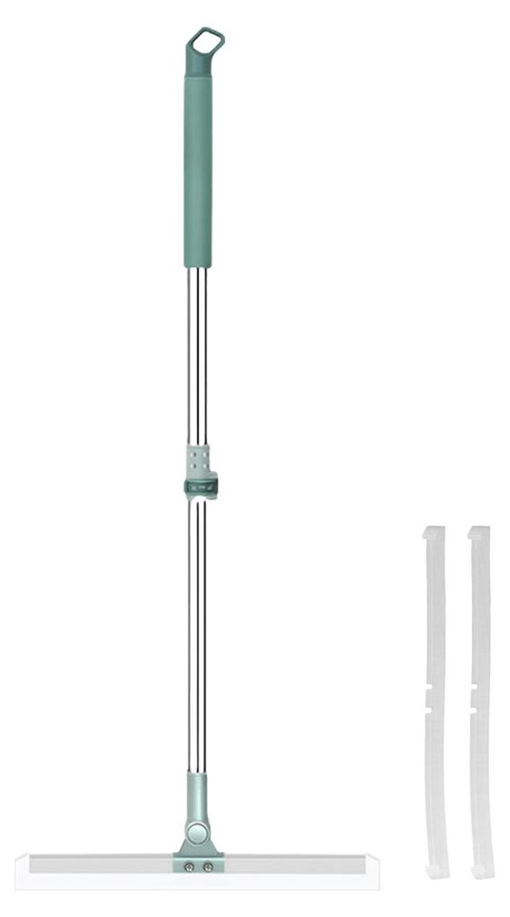 Bodenwischer-Set mit einziehbarem Griff, 360° drehbarem Wischkopf, flexiblem, waschbarem Wischmopp für die Reinigung niedriger Oberflächen