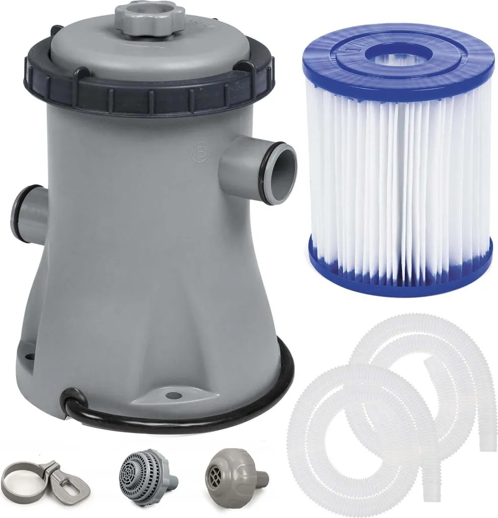 Dites adieu à l'eau trouble avec la pompe Bestway 58381 de 1249L/h