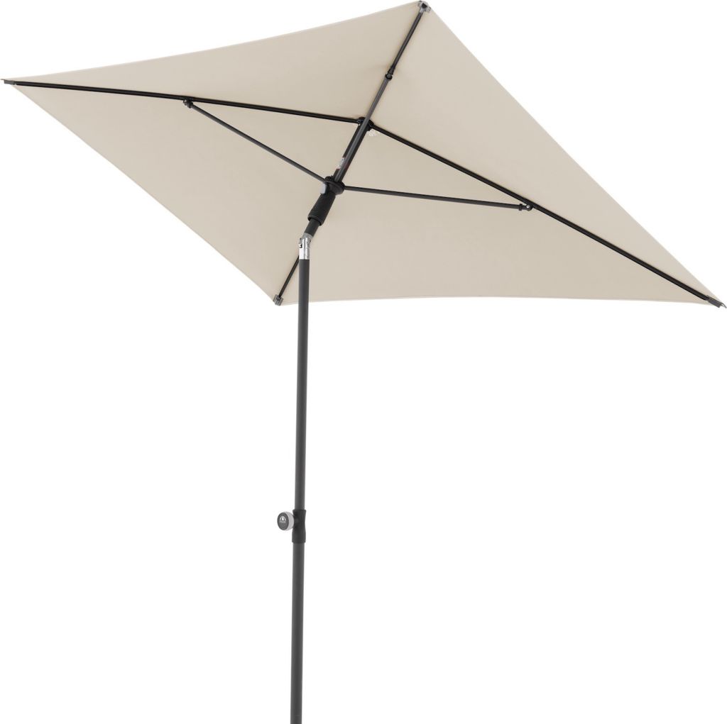 Doppler ACTIVE Green Edition 200 x 120 cm Sonnenschirm in 4 Farbvarianten Mittelmastschirm Balkonsch 820 Natur