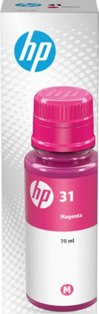 HP 31 70-ml Magenta Original Ink Bottle - Magenta - HP - HP Ink Tank 310 - HP Ink Tank Wireless 410 - HP Smart Tank 350 - HP Smart Tank Wireless 450 - HP Smart... - 8000 pagine - Resa standard - 70 ml - 31