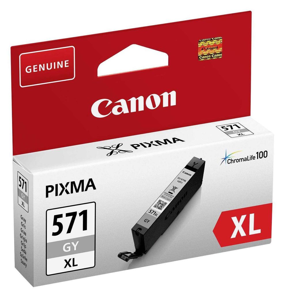 Canon CLI-571XL Tinte Grau mit hoher Reichweite, Hohe (XL-) Produktbild 