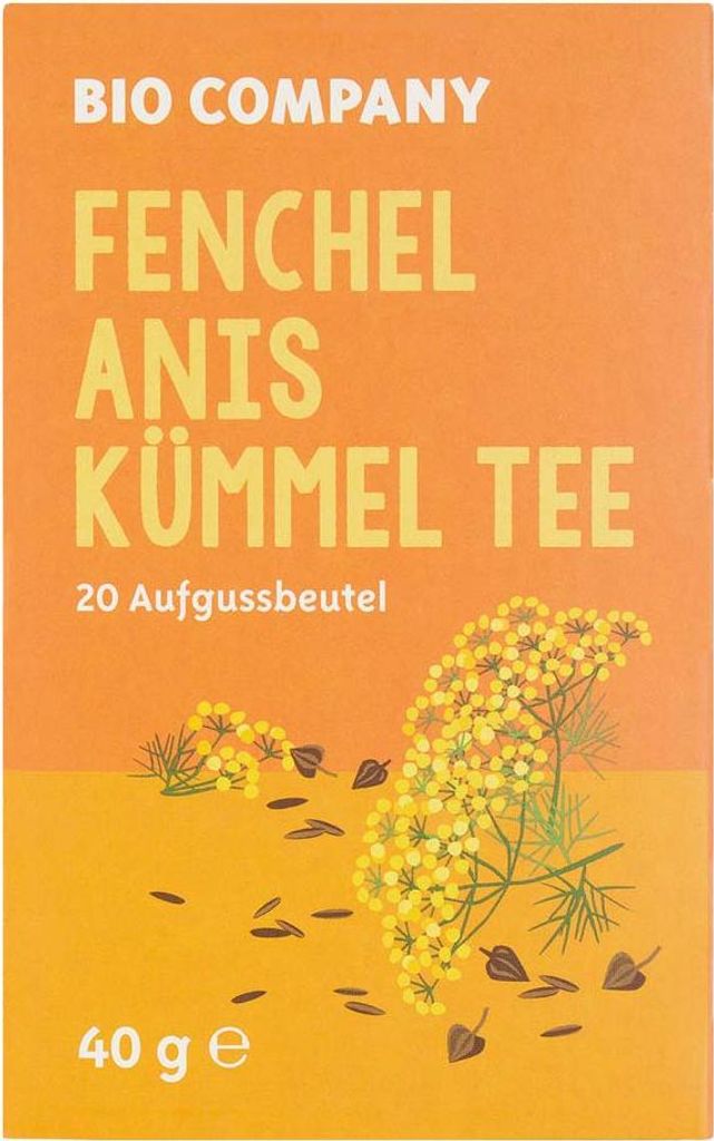 Fenchel-Anis-Kümmel-Tee - 20 Aufgussbeutel 40g