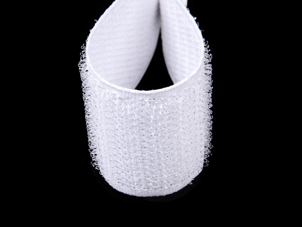 Suchý zip 16mm bílý, metráž, háčky / 1 m Obrázek produktu 