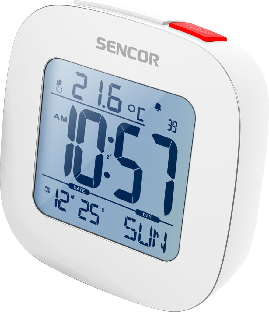 SENCOR SDC 1200 W - Budík s teploměrem, digitální zobrazení Obrázek produktu 
