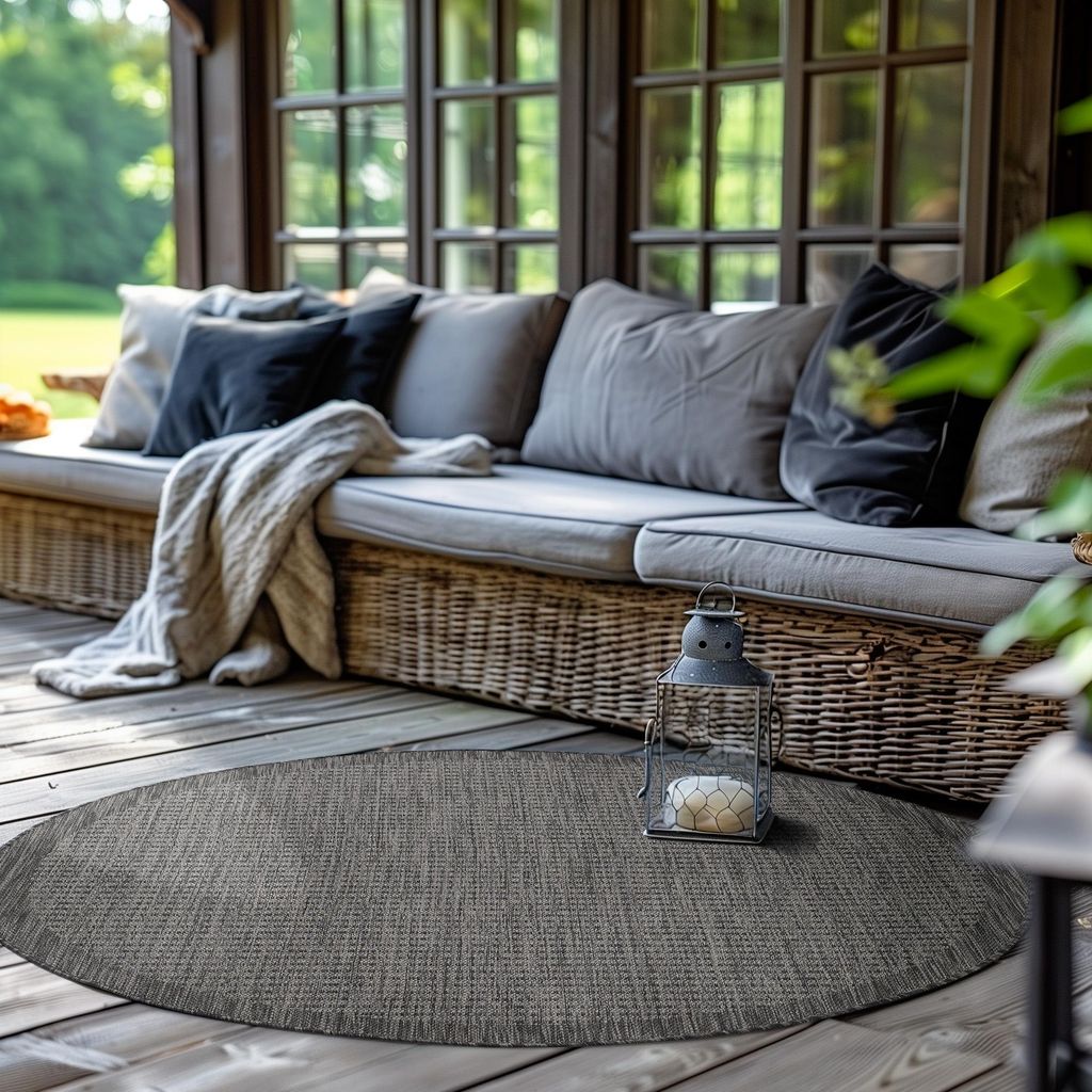 Outdoor Teppich Wetterfest Terrasse Balkon Garten Produktbild 