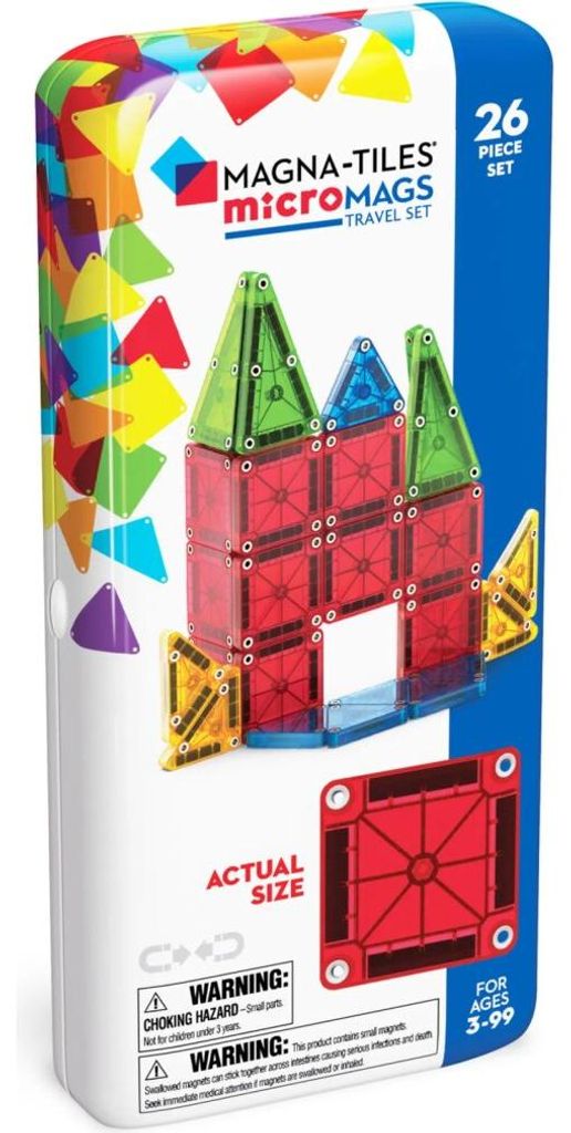 MAGNA-TILES microMAGS Magnetische Konstruktionsbausteine Produktbild 