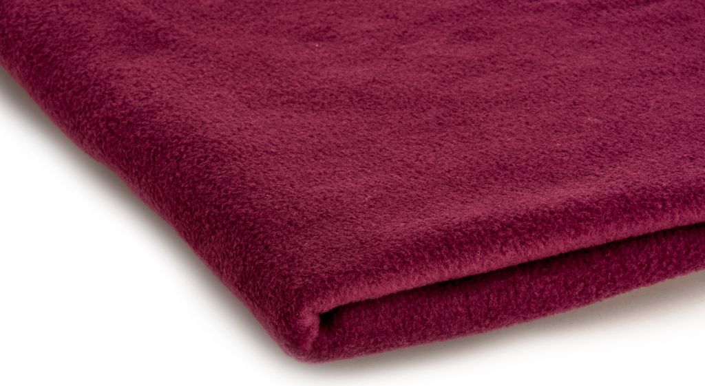 Polar Fleece tkanina 200 g/m2 Bordeaux červená 50 x 155 cm Obrázek produktu 