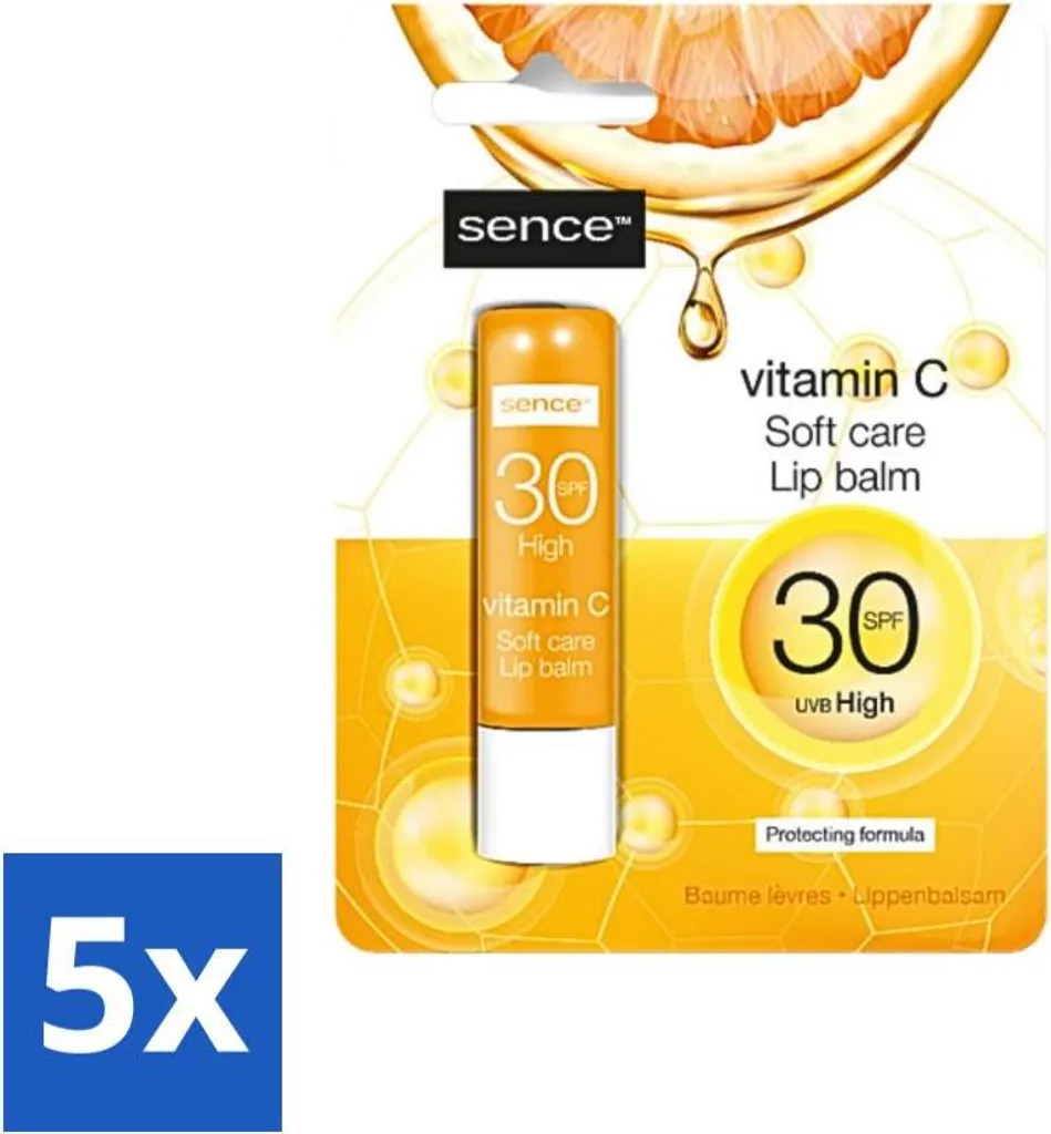Sence Vitamin C Lip Balm SPF30 5x4.3g - Trattamento Antiossidante Labbra