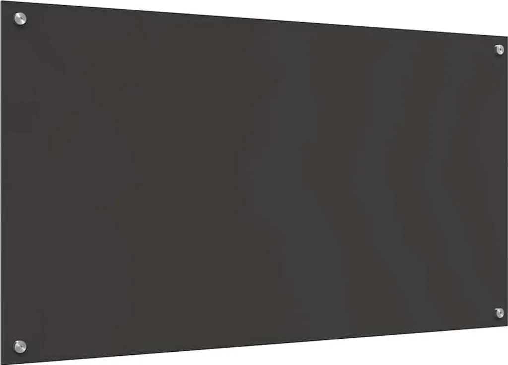 Set 2 Alzatine Vetro Temperato Grigio Scuro 110x60 per Cucina - 6