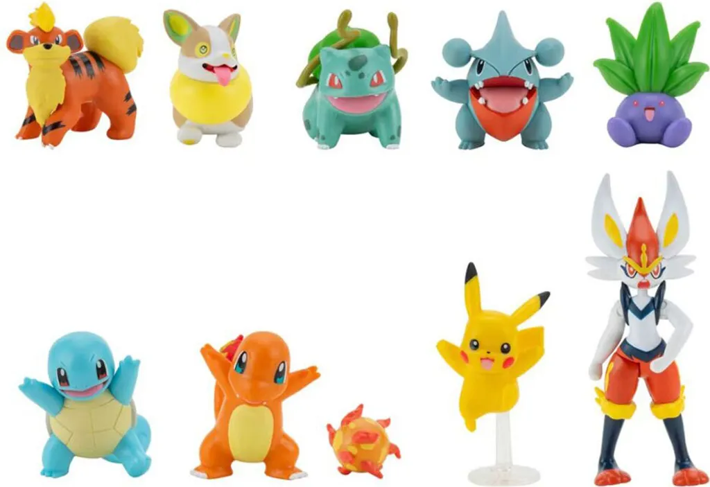 Figurines Pokémon Battle Ready Jazwares - Pack Collection Multi-Tailles - 4