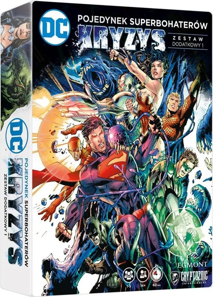 Jeu de Cartes DC Comics Supplément Crisis pour Duel de Super-héros