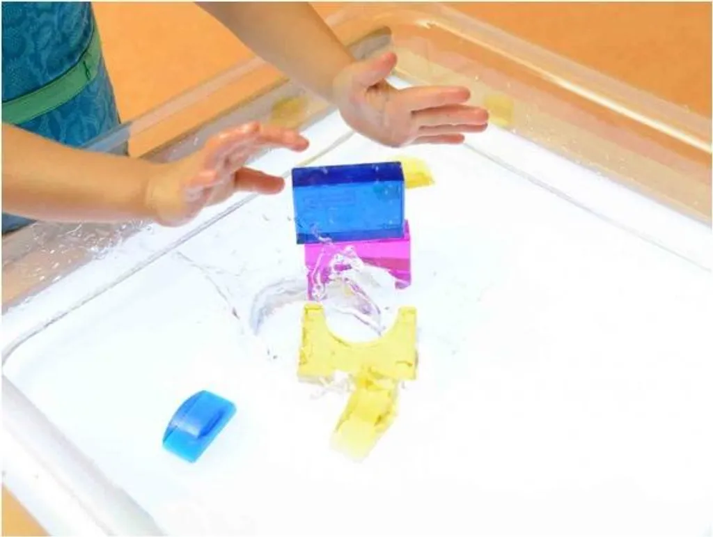 Conteneur pour table d'activité eau et sable Masterkidz format Carré - 3