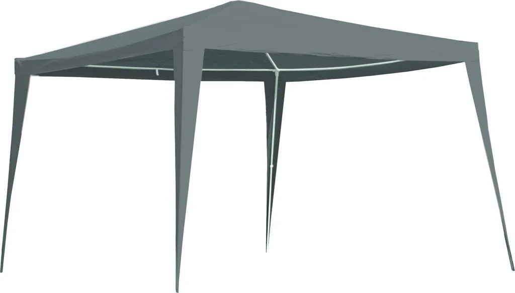 Tente de réception 3x3 m Lesli Living Grise - Abri Stable contre Pluie