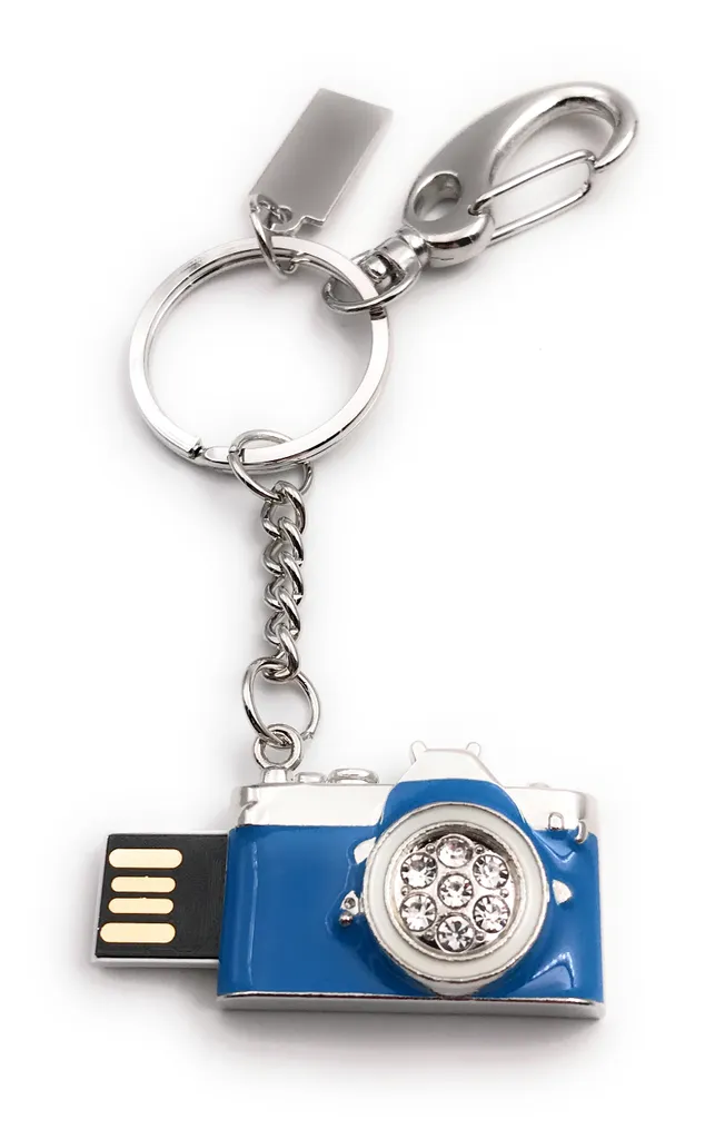 Idee Regalo: Onwomania Pen Drive 64GB Fotocamera Blu USB 2.0 - 2
