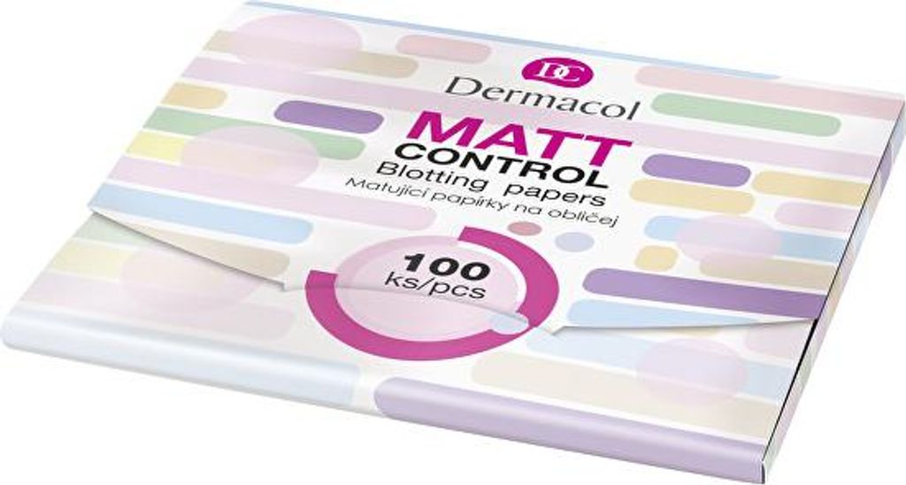 Dermacol Matt Control Blotting Papers 100 pcs Mattierende Tücher