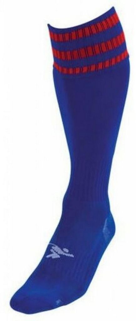 Precision - "Pro" Fußballsocken für Kinder RD161 (31 EU - 34 EU) (Königsblau/Rot)