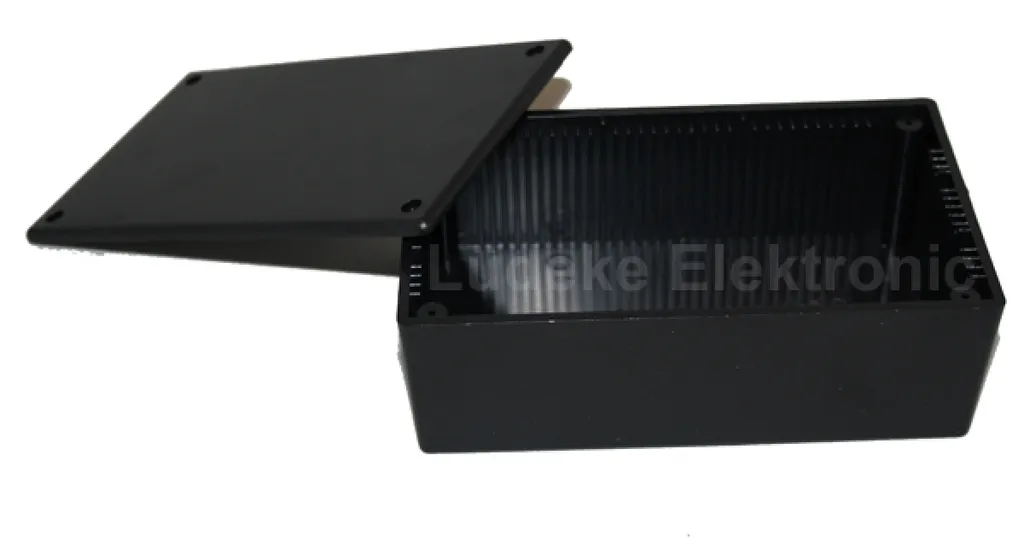 Boîtier Électronique ABS Noir 160x95x55 mm - Résistant et Hermétique