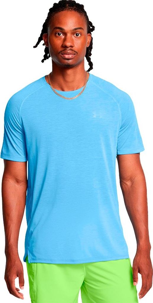 Under Armour Launch Trail Run Kurzarm-t-shirt Blau XL Mann Blau XL