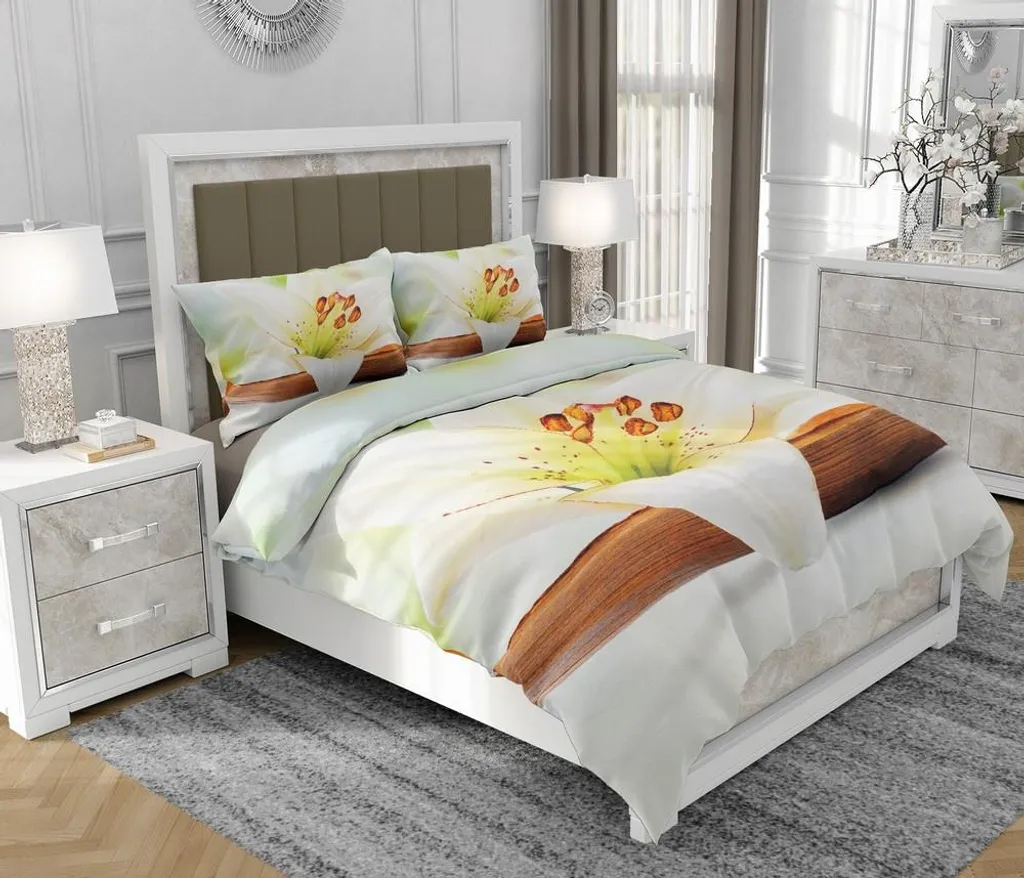Offerta Set Letto 100% Cotone SOVIO 160x200 cm | Modello So.0241