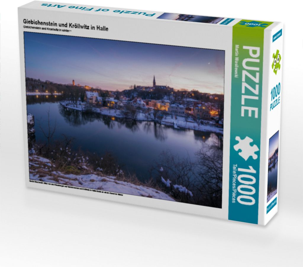 CALVENDO Puzzle Giebichenstein und Kröllwitz in Halle | 1000 Teile Lege-Größe 64x48cm Foto-Puzzle für glückliche Stunden