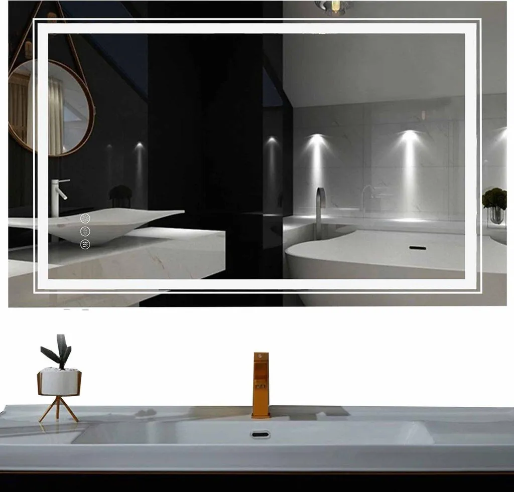 Miroir Lumineux Salle de Bain avec Éclairage Variable et Anti-Buée LED