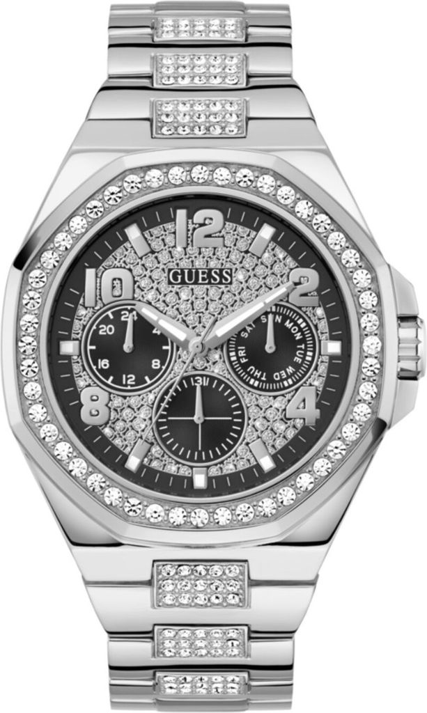Guess GW0785G3 CYRKONIE Uhr silber