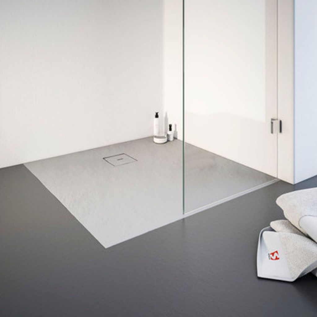 SCHULTE Duschwanne Plan ExpressPlus 90 x 90 x 4 cm grau Produktbild 