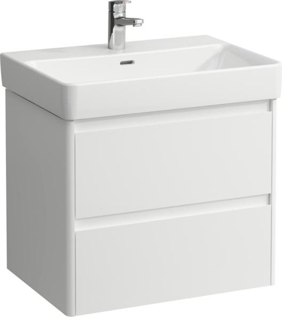 LAUFEN BASE 2.0 Waschtischunterbau, 2 Schubladen, SoftClose, inklusive Ordnungssystem, zu H810964, 621x446x515mm, H4112821082601
