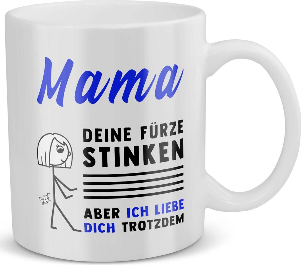 22Feels Mama Geschenk Muttertag Mutter Tasse Geburtstag Kaffeetasse Frauen Weihnachten Haferl Geschenkidee