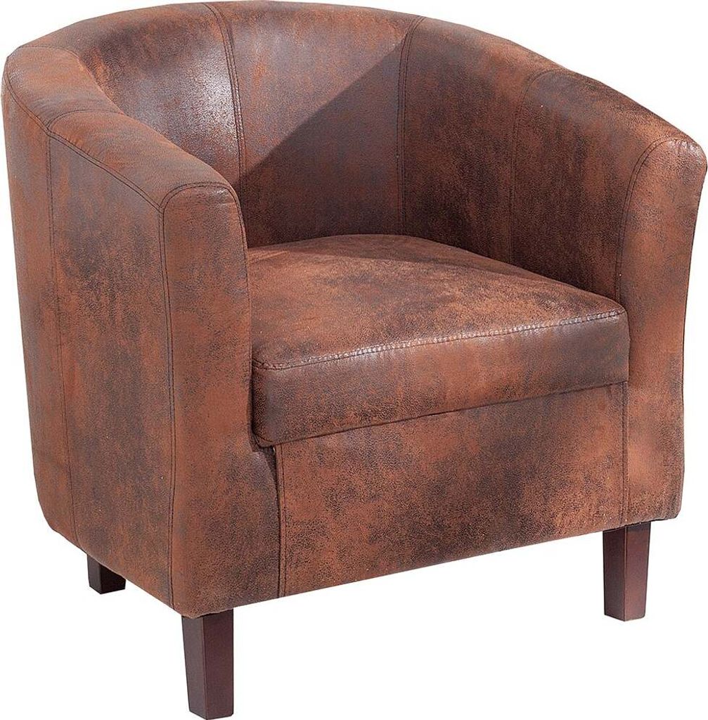 Sessel HEMINGWAY Mikrofaser whiskybraun Produktbild 