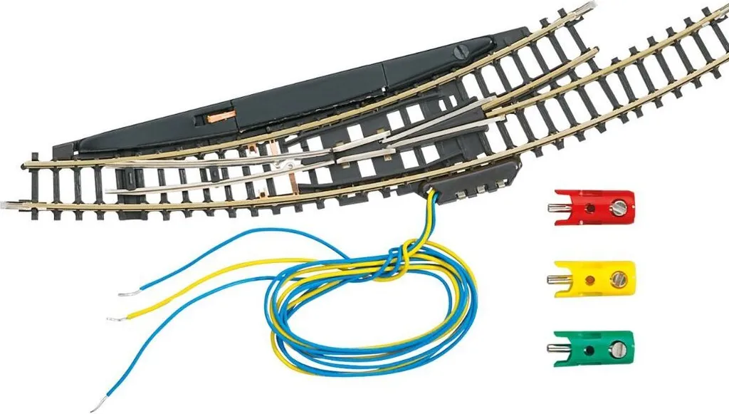 Aiguillage courbe pour train miniature échelle Z Märklin 8568