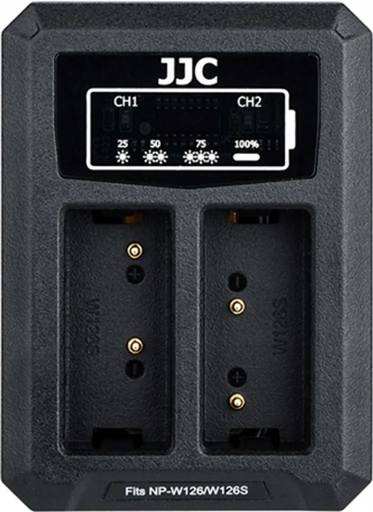 Chargeur USB Double pour Batteries Fuji NP-W126 et NP-W126S Compact