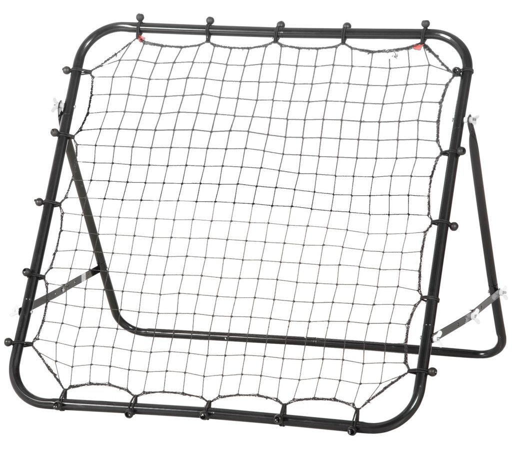 HOMCOM Fußball Rebounder Kickback Tor Rückprallwand Netz Produktbild 