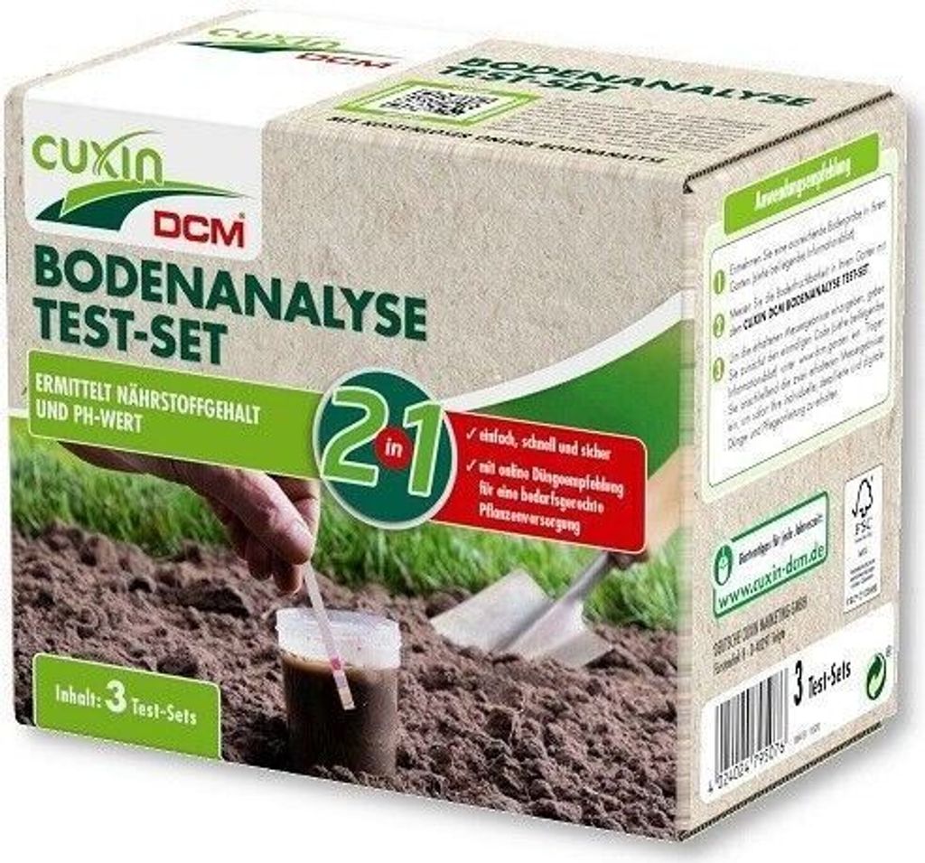 Cuxin DCM Bodenanalyse Test-Set Produktbild 