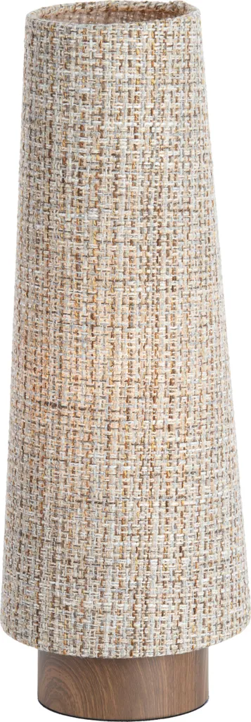 Lampe de table beige Howie Light & Living E27 textile 1891482 chic