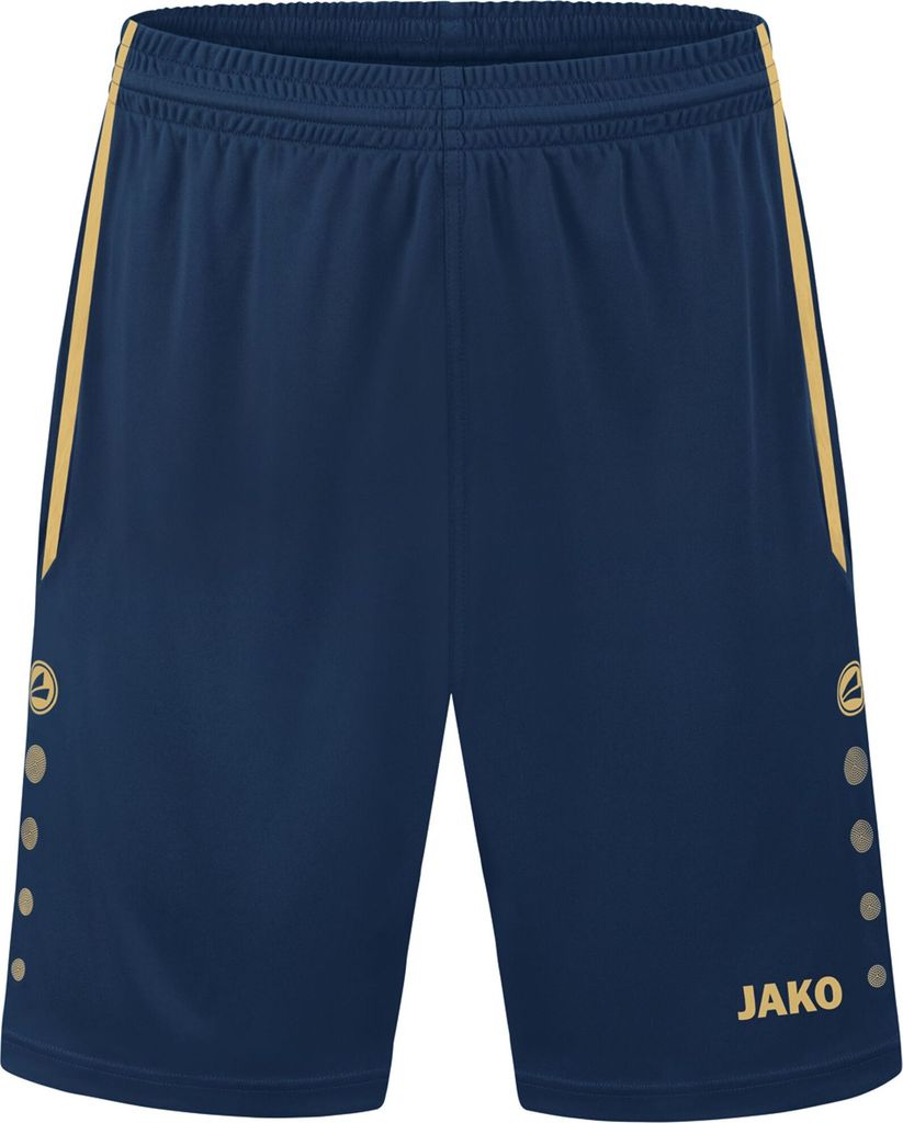 JAKO Kinder Sporthose Allround, Farbe:navy/gold, Größe:152 Produktbild 