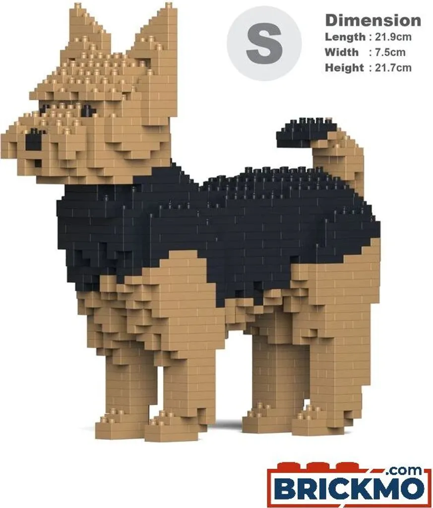 Cadeau pour Fan de Yorkshire JEKCA Bricks Chien de Compagnie à Monter