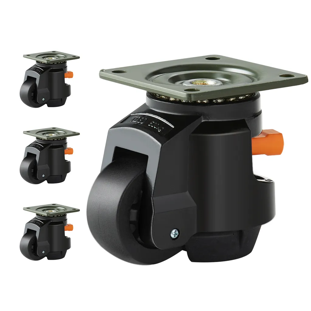 Roulette de Meuble Pivotante pour Charge Lourde en Nylon - Lot de 4
