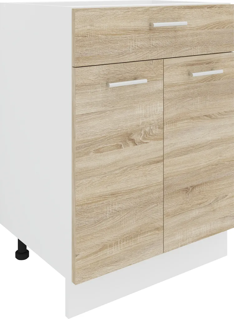 Armadio Cucina Esilo 60x46x82 cm - Modulo Base Bianco Rovere VCM