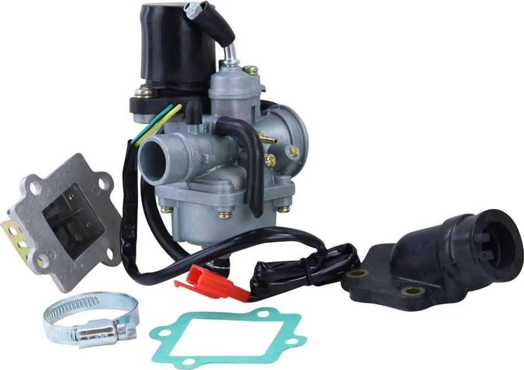 Carburateur 17,5mm Yamaha Aerox et MBK Nitro avec Pipe et Clapets