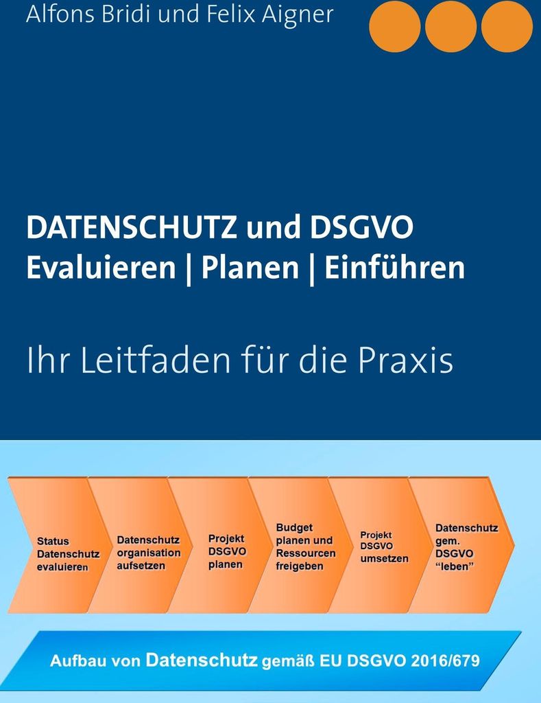 Datenschutz und DSGVO Evaluieren | Planen | Einführen
