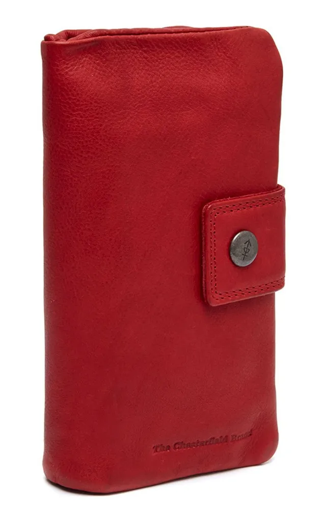Portafoglio Fresno The Chesterfield Brand in Pelle Rossa RFID | Acquista Online
